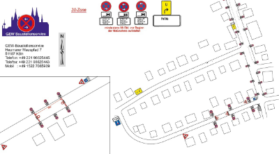 Verkehrszeichenplan
